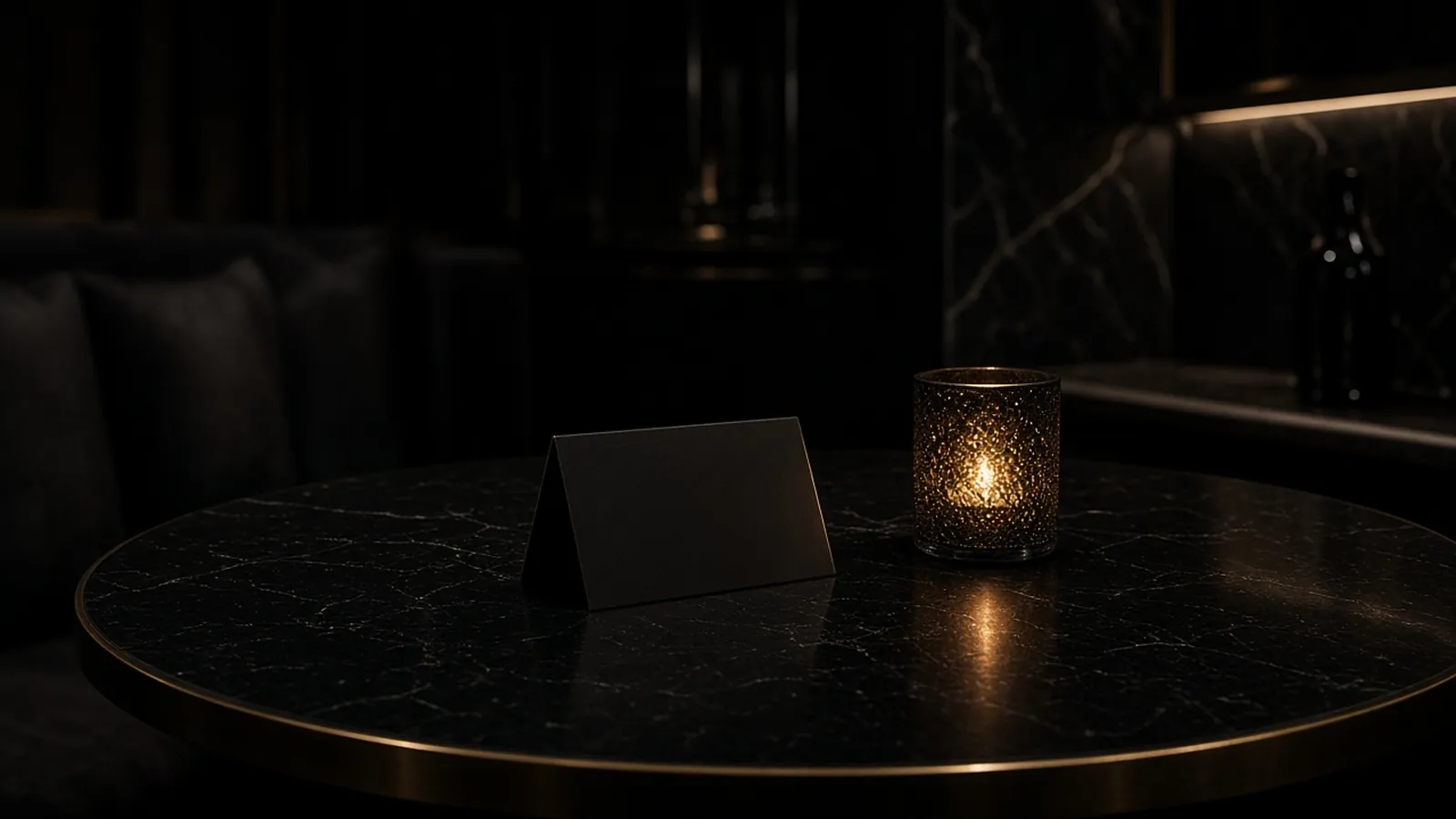 VIP table with bottle service at a London nightclub
