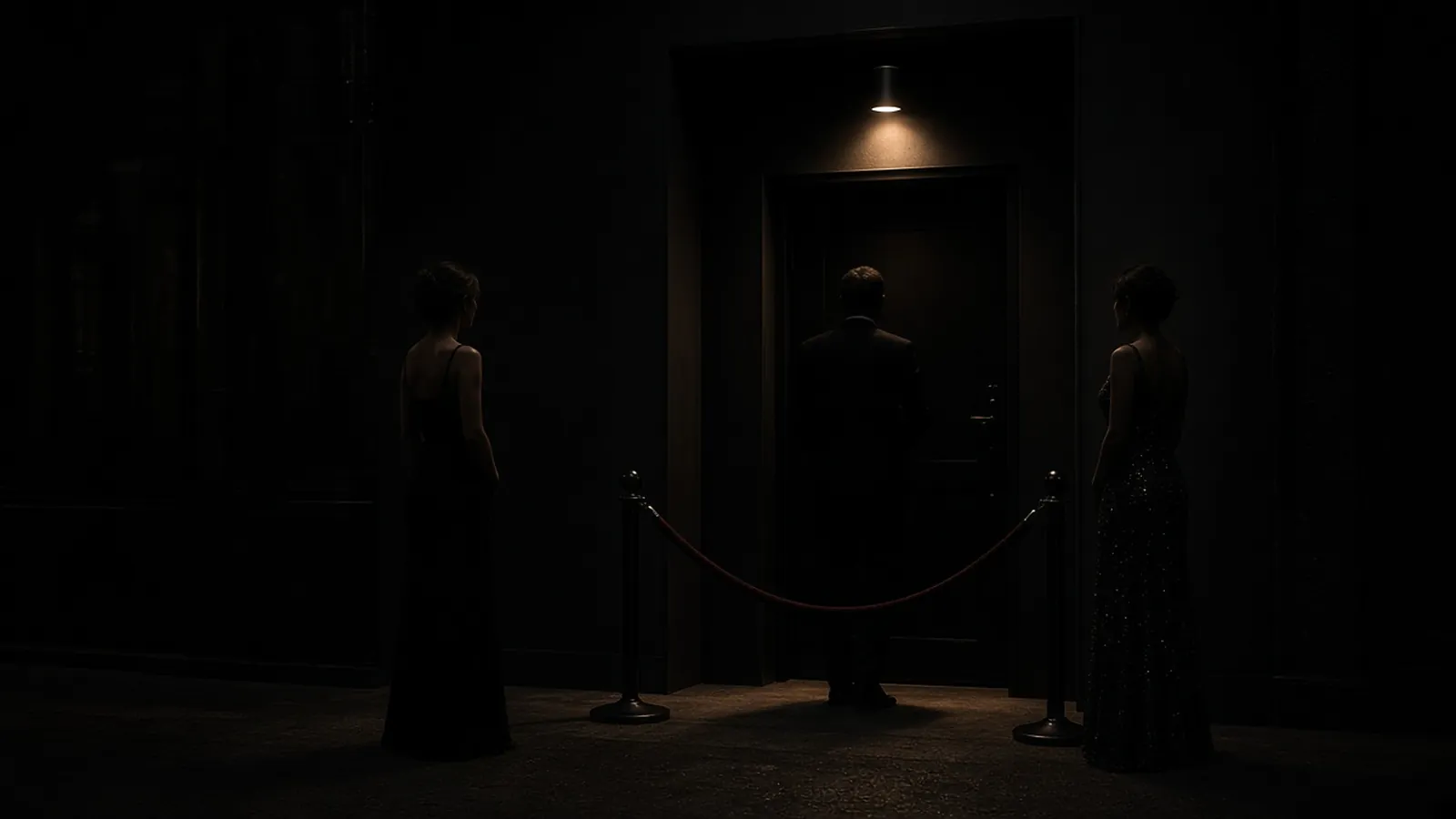 Well-dressed crowd inside a Mayfair VIP nightclub